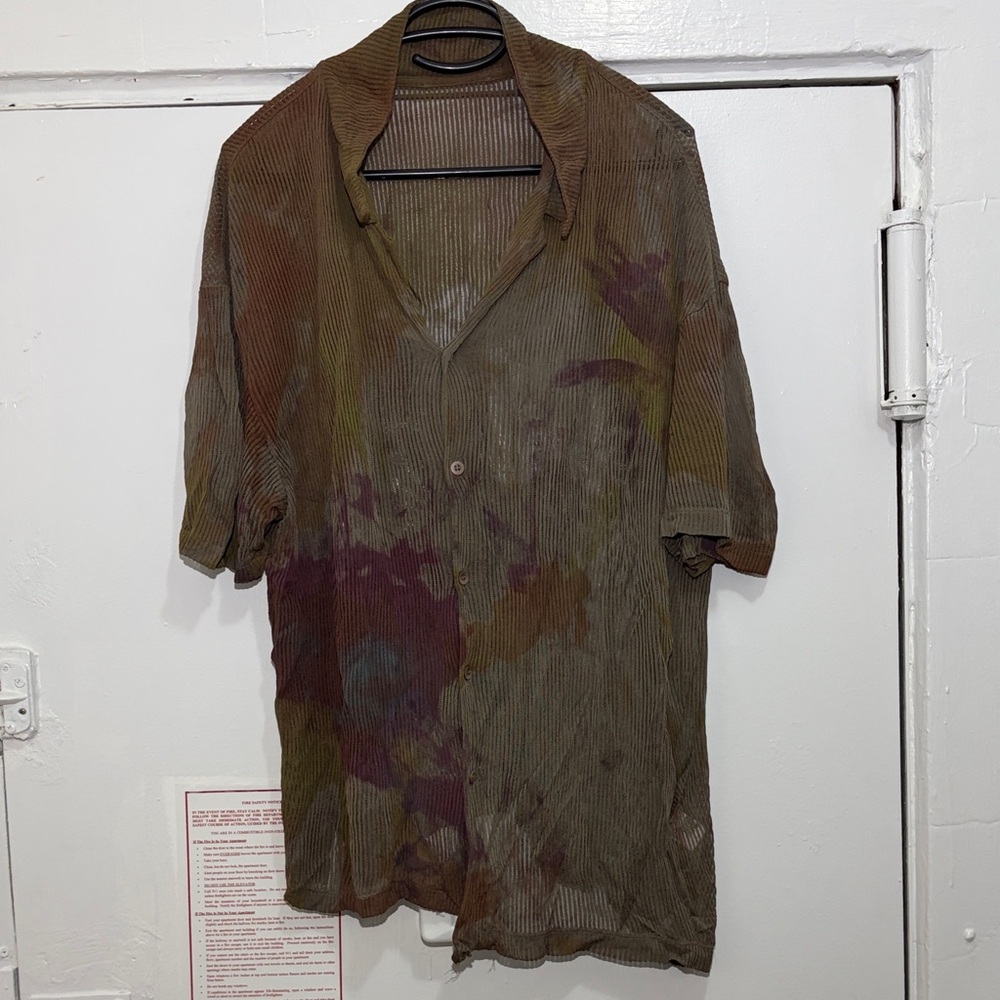 Men's Casual Button Down Shirt - Multicolor